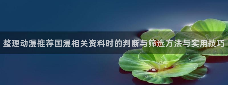 当年香蕉成熟时:整理动漫推荐国漫相关资料时的判断与筛选方法与实用技巧配图